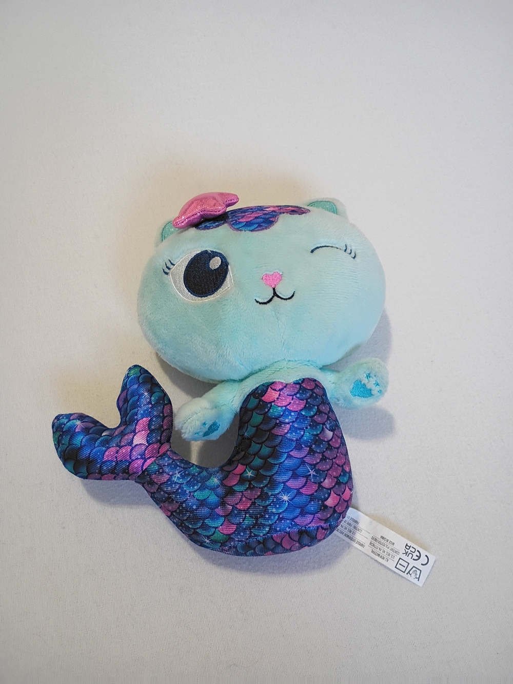 Gabby's Dollhouse MerCat Plush 8" Mermaid Tail Stuffed Animal Kids Toy